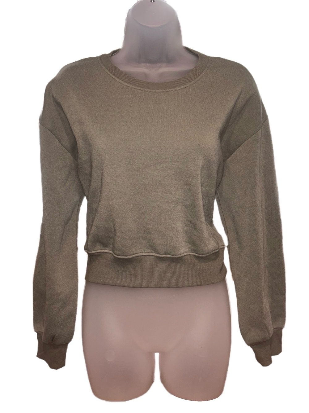 Ambiance Green Taupe Crewneck Sweatshirt